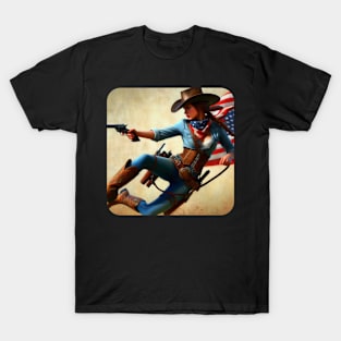 Western Era Oil Painting Art - Woman #19 T-Shirt